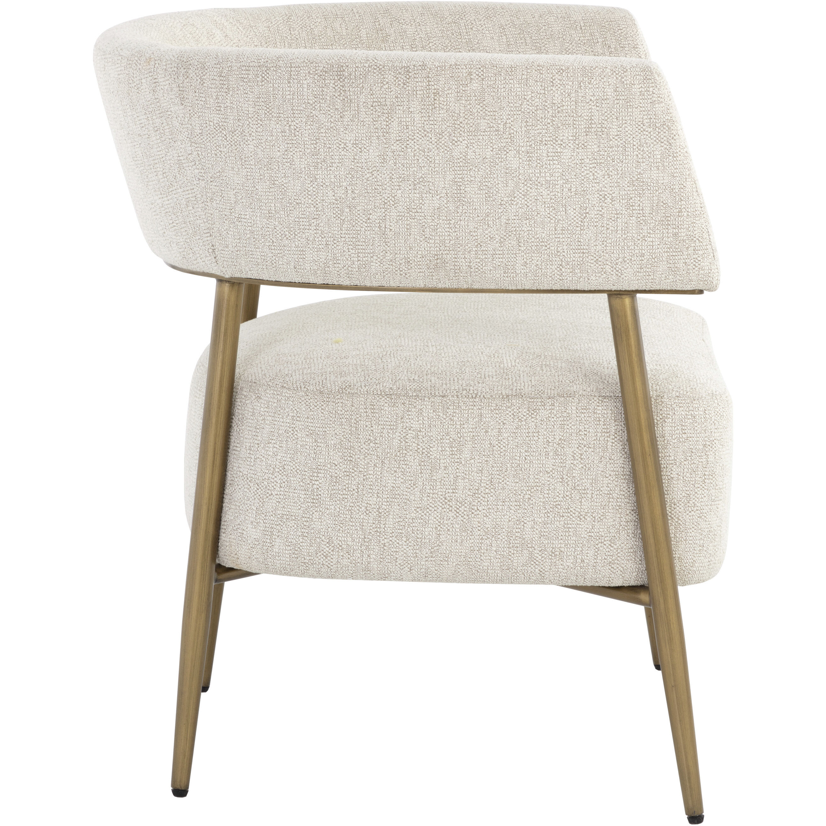Maestro Dove Cream Lounge Chair